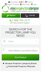 Mobile Screenshot of myprojectorlamps.ca