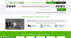 Desktop Screenshot of myprojectorlamps.co.za