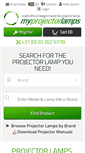 Mobile Screenshot of myprojectorlamps.co.za